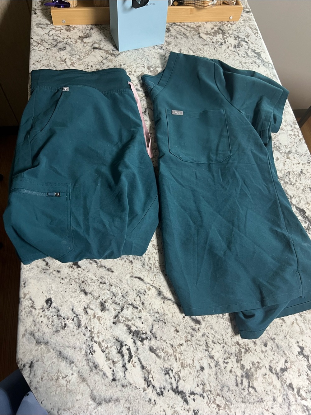Figs Women's Teal Scrub Set - Deep Teal
